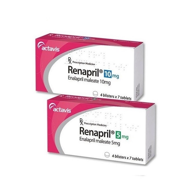 Thuốc Renapril 10mg Enalapril maleat điều trị tăng huyết áp