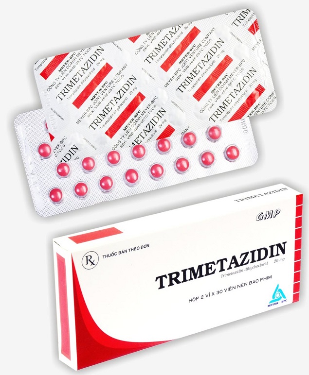 Thuốc Trimetazidin 20mg điều trị đau thắt ngực