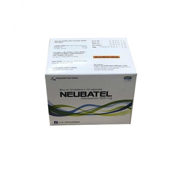 Thuốc Neubatel-forte 600mg Gabapentin điều trị động kinh