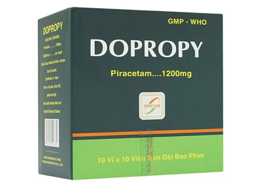 Thuốc Dopropy 1200mg Piracetam điều trị triệu chứng chóng mặt