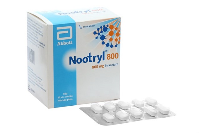 Thuốc Nootryl 800 800mg Piracetam điều trị chứng rung giật cơ có nguồn gốc vỏ não