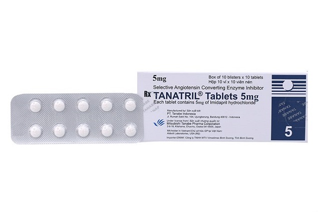 Thuốc Tanatril Tablets 5mg Imidapril hydroclorid điều trị tăng huyết áp