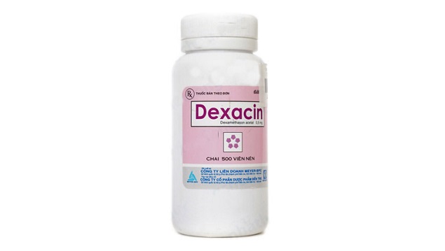 Thuốc Dexacin 0,5mg Dexamethason kháng viêm, chống dị ứng, chống phù nề