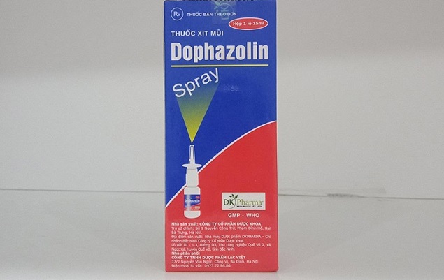 Thuốc Dophazolin 15ml điều trị các bệnh viêm mũi, viêm xoang