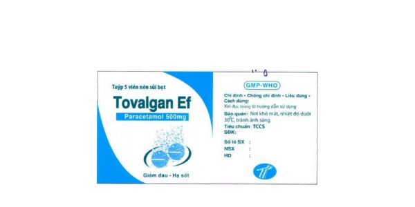 Thuốc Tovalgan Codein Ef