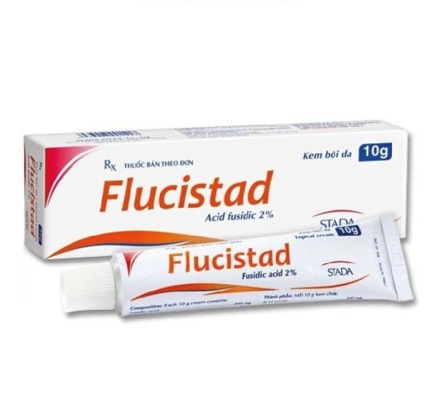 Thuốc Flucistad 200mg/10g acid fusidic điều trị chốc lở, viêm da