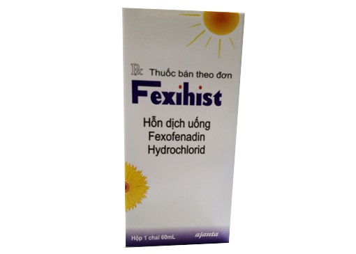 Thuốc Fexihist 180 180mg Fexofenadine điều trị các triệu chứng do viêm mũi dị ứng theo mùa