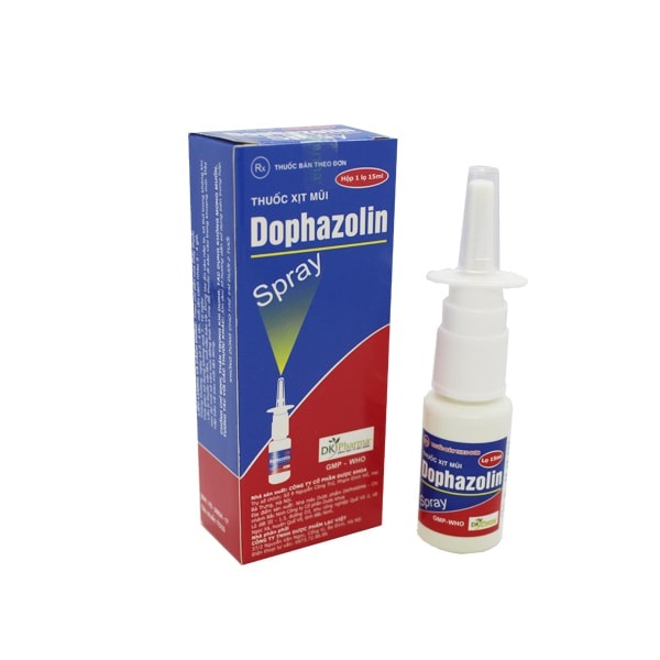 Thuốc Dophazolin 15ml điều trị các bệnh viêm mũi, viêm xoang