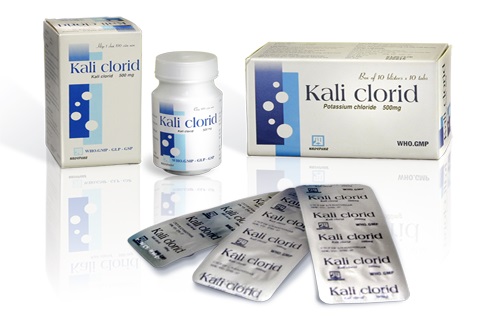 Thuốc Kali clorid 500mg/ 5ml điều trị hoặc ngăn chặn hạ kali máu