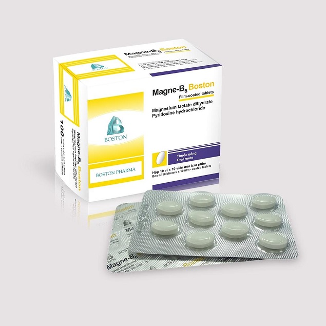 Thuốc Magne- B6 BOSTON điều trị các trường hợp thiếu Magnesi