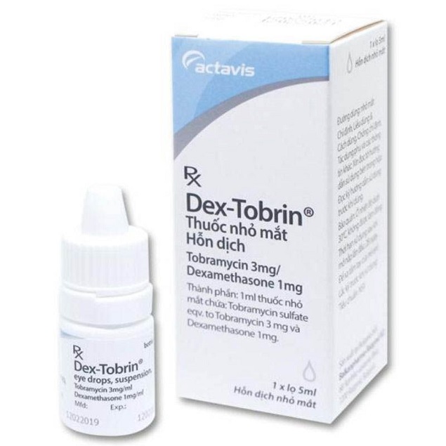 Thuốc Dex-Tobrin điều trị các nhiễm khuẩn nông ở mắt