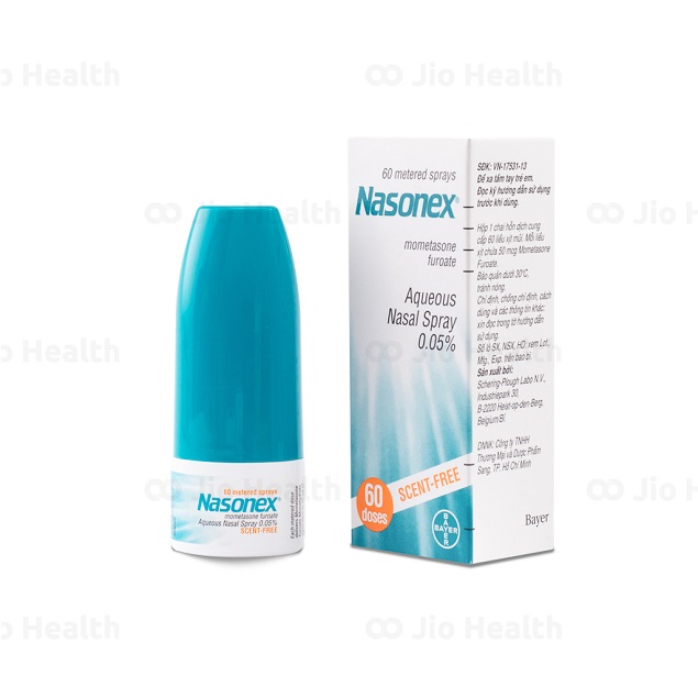 Thuốc Nasonex Aqueous Nasal Spray trị viêm mũi dị ứng