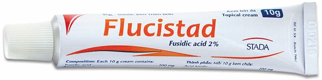 Thuốc Flucistad 200mg/10g acid fusidic điều trị chốc lở, viêm da