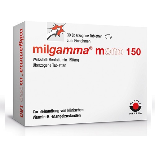 Thuốc Milgamma mono 150 150mg Benfotiamine điều trị viêm thần kinh do rượu