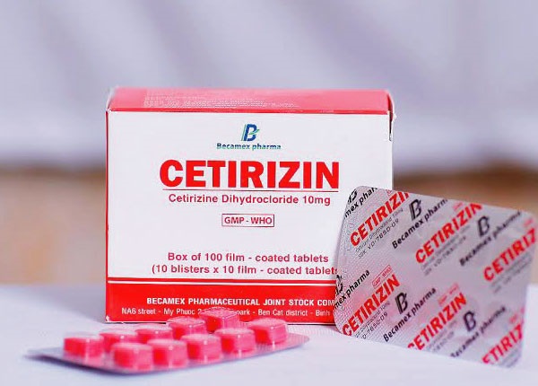 Thuốc Cetrisoft 10mg Cetirizin HCl điều trị triệu chứng viêm mũi dị ứng