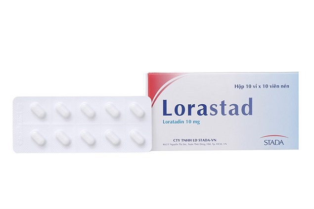 Thuốc Lorastad 10mg Loratadin chống dị ứng