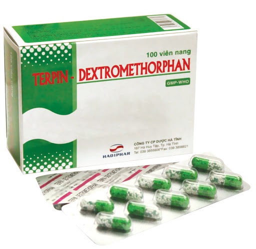 Thuốc Terpin dextromethorphan giảm ho, long đàm