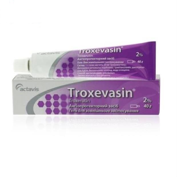 Thuốc Troxevasin 300mg Troxerutin điều trị suy tĩnh mạch mãn tính, bệnh trĩ, bệnh võng mạc tiểu đường