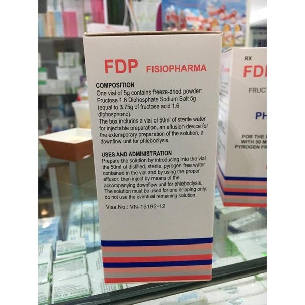 Thuốc FDP Fisiopharma điều trị thiếu máu cục bộ cơ tim, nhồi máu cơ tim