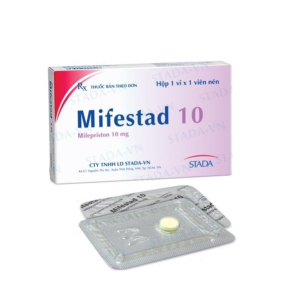 Thuốc Mifestad 10mg Mifepristone ngừa thai khẩn cấp