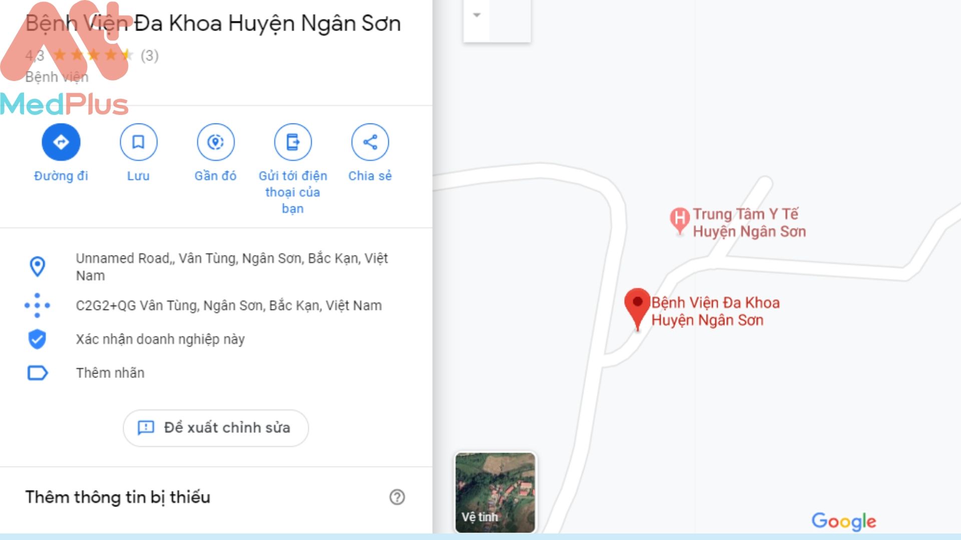 Địa chỉ bệnh viện Huyện Ngân Sơn