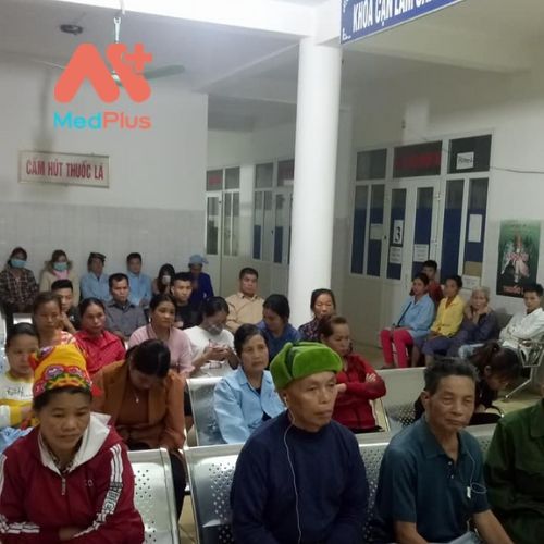 Có rất nhiều bệnh nhân đến thăm khám tại bệnh viện