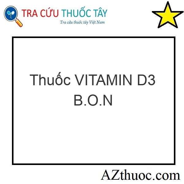 Thuốc VITAMIN D3 B.O.N